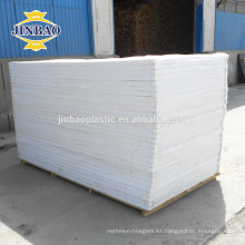 JINBAO 3mm 5mm plástico 4x8ft publicidad tablero de espuma de pvc blanco